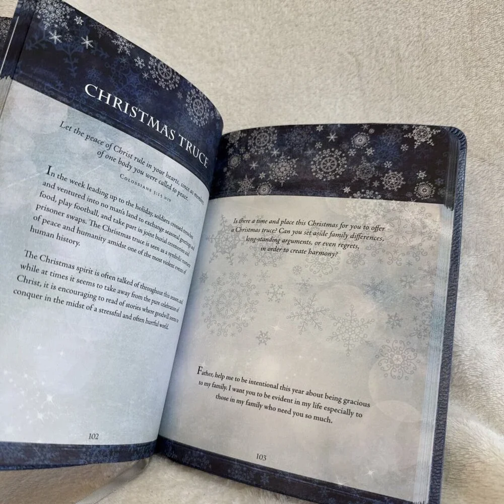 Devotional Winter Journal 90 Day Reflective Christian Psalm‎ Book Broadstreet
